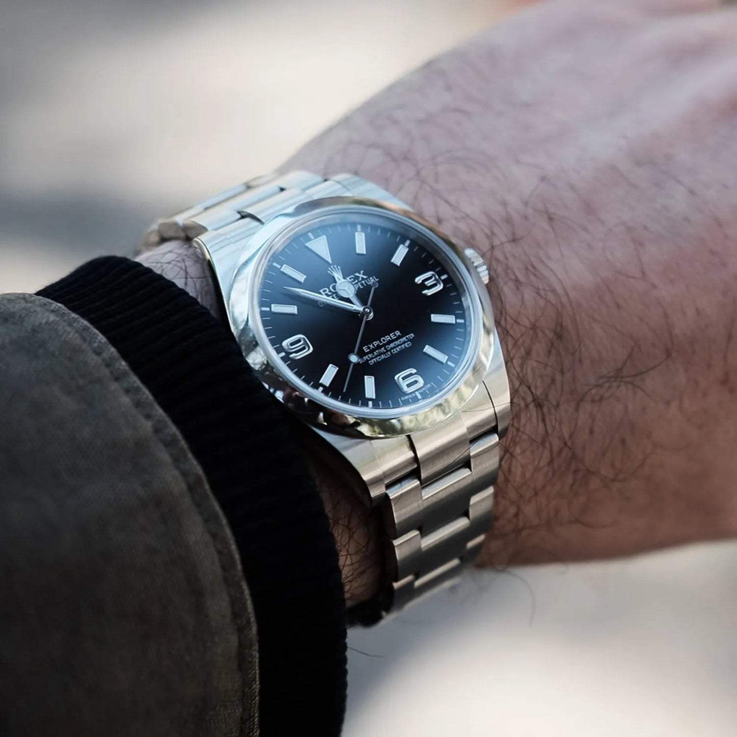 Explorer I MKII Stainless Steel Black Arabic Index 39mm 214270-0003 Unworn