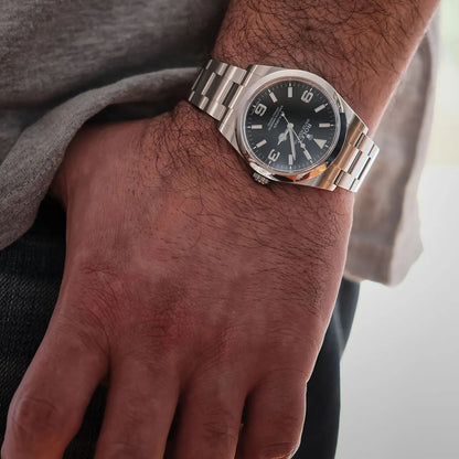 Explorer I MKII Stainless Steel Black Arabic Index 39mm 214270-0003 Unworn