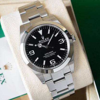 Explorer I MKII Stainless Steel Black Arabic Index 39mm 214270-0003 Unworn