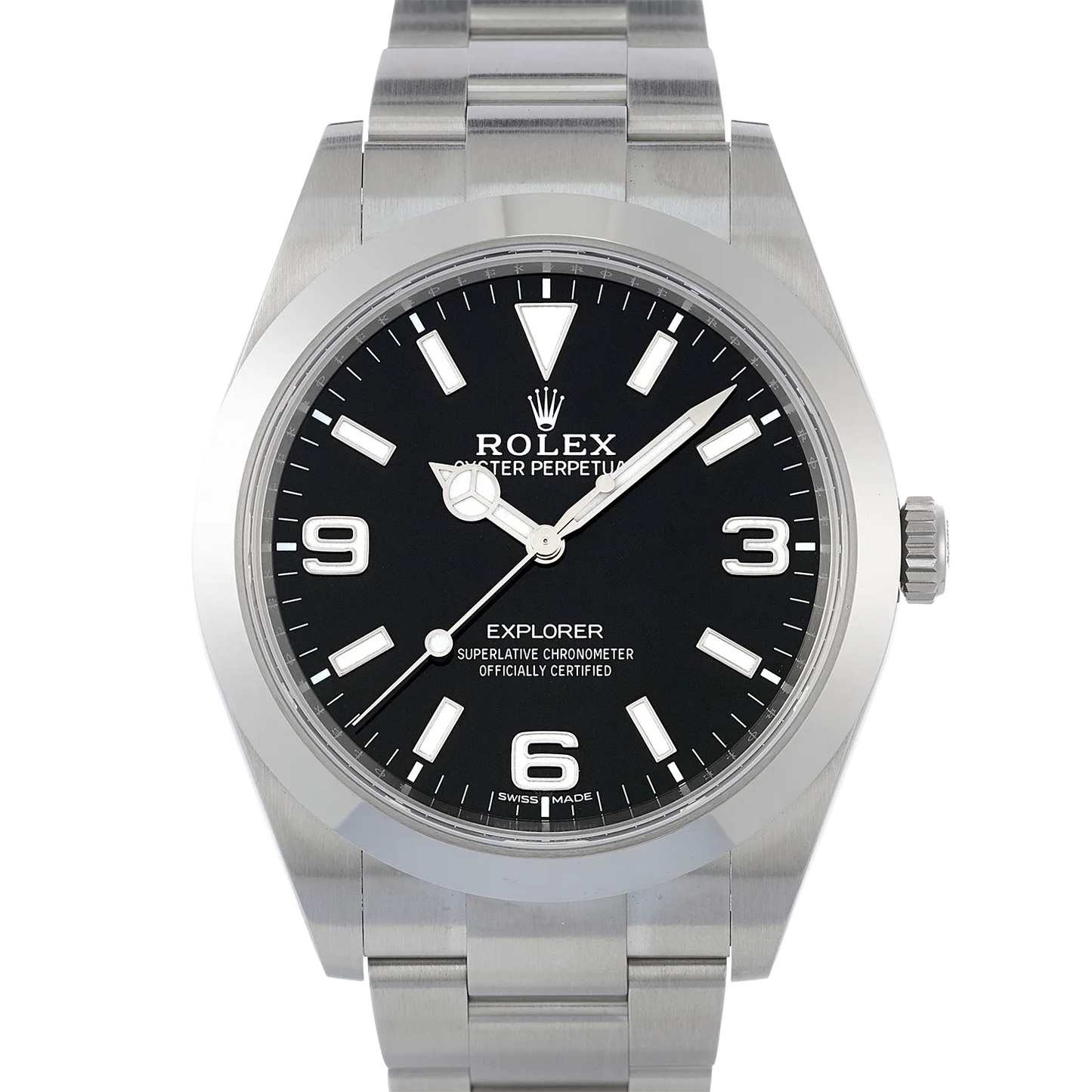 Explorer I MKII Stainless Steel Black Arabic Index 39mm 214270-0003 Unworn