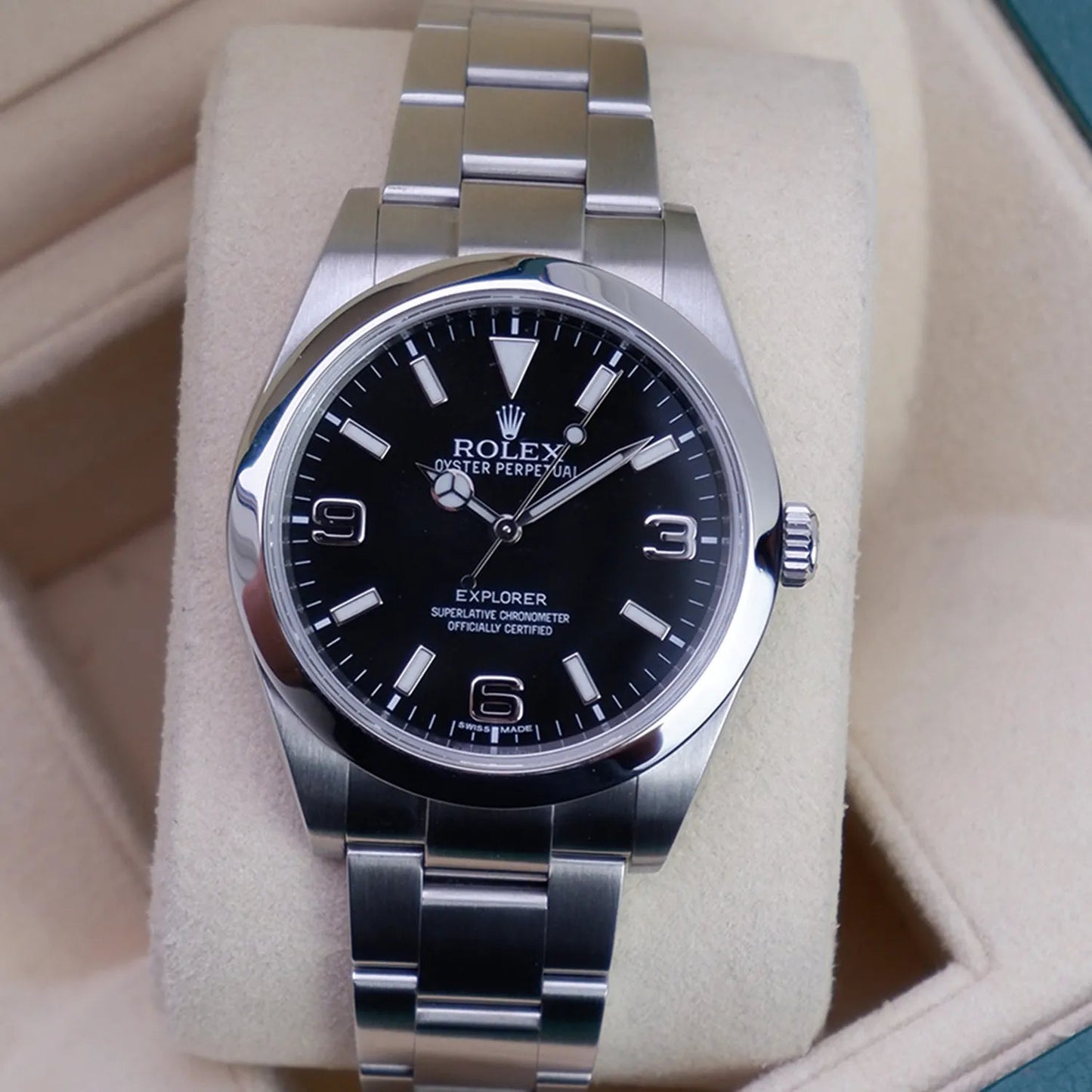 Explorer I MKII Stainless Steel Black Arabic Index 39mm 214270-0003 Unworn