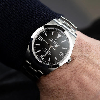 Explorer I MKII Stainless Steel Black Arabic Index 39mm 214270-0003 Unworn