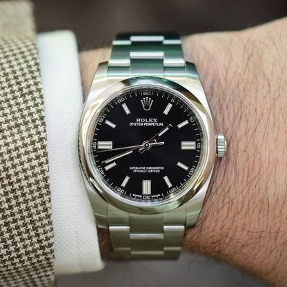 Explorer I MKII Stainless Steel Black Arabic Index 39mm 214270-0003 Unworn