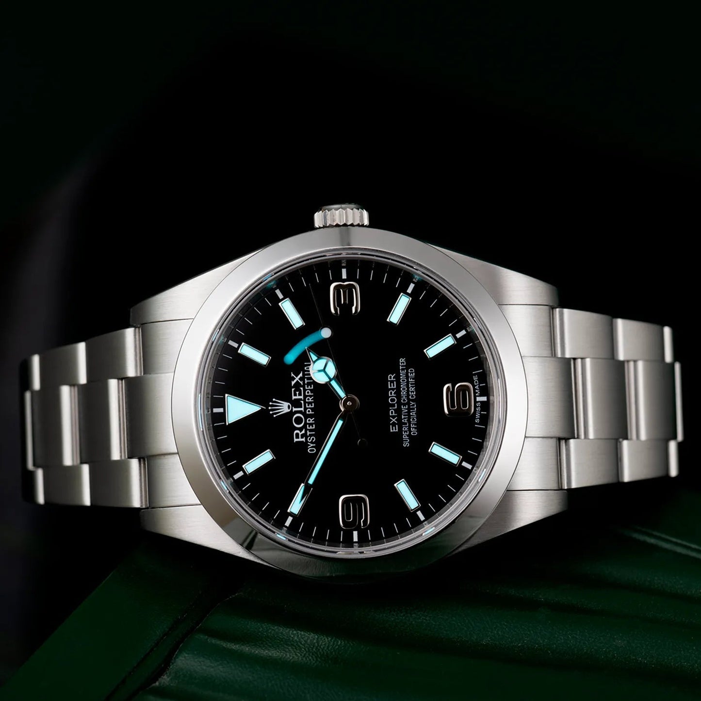 Explorer I MKII Stainless Steel Black Arabic Index 39mm 214270-0003 Unworn