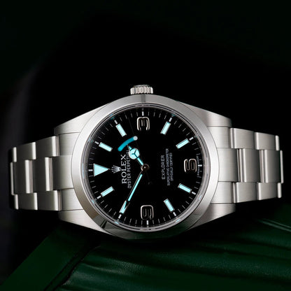Explorer I MKII Stainless Steel Black Arabic Index 39mm 214270-0003 Unworn