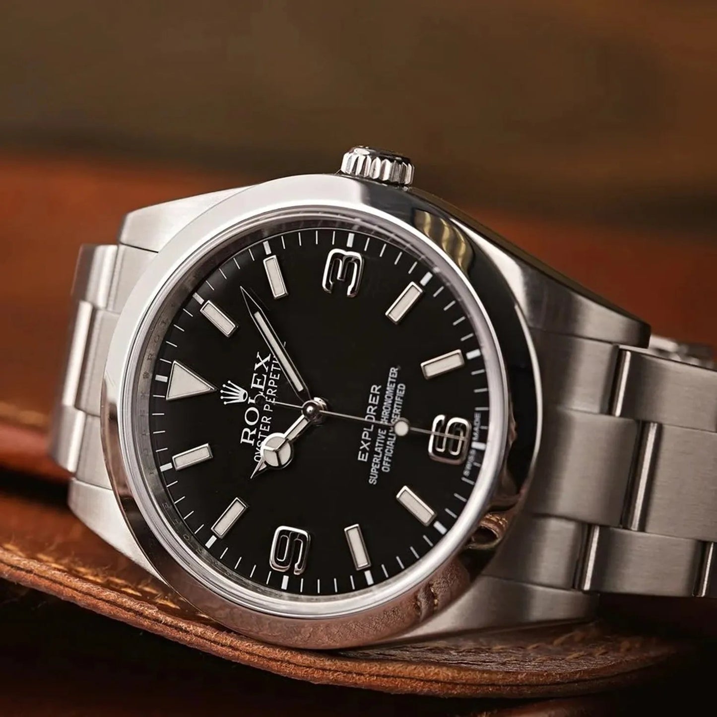 Explorer I MKII Stainless Steel Black Arabic Index 39mm 214270-0003 Unworn