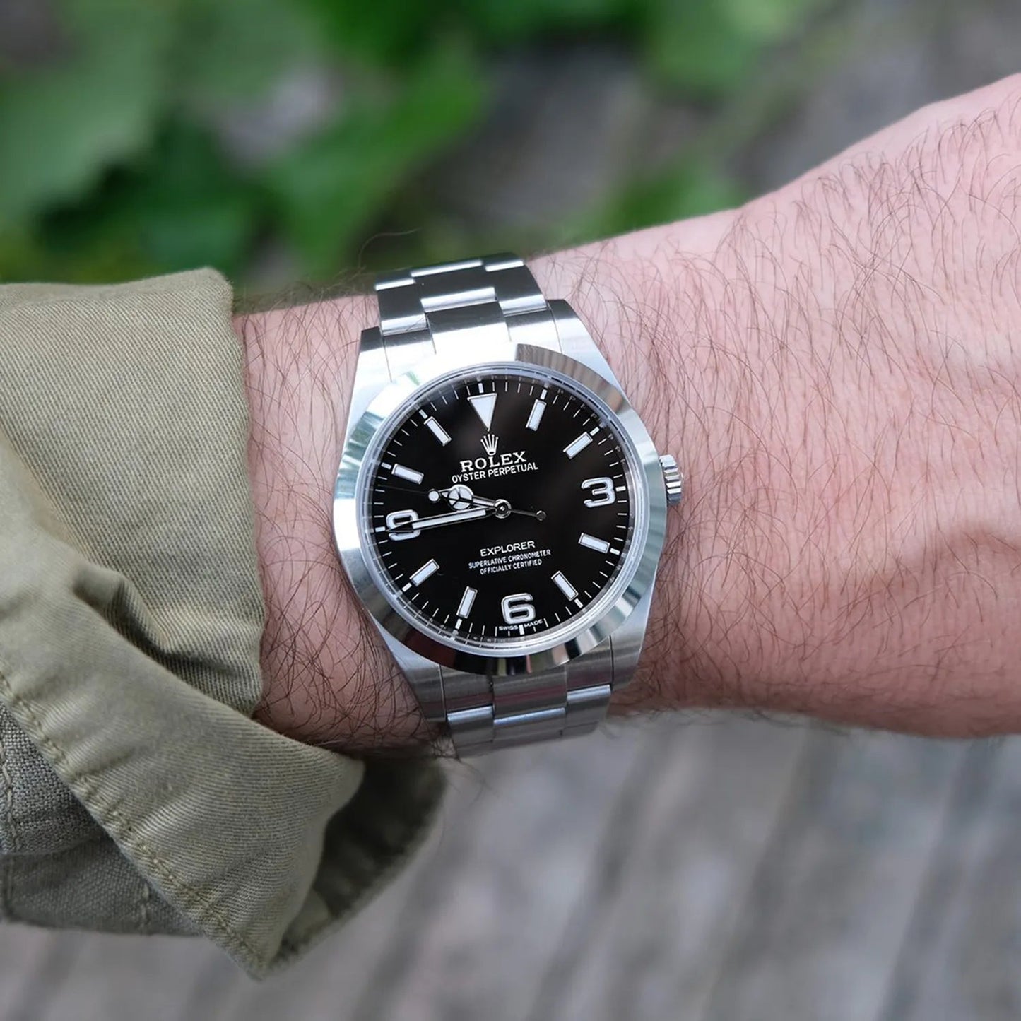 Explorer I MKII Stainless Steel Black Arabic Index 39mm 214270-0003 Unworn