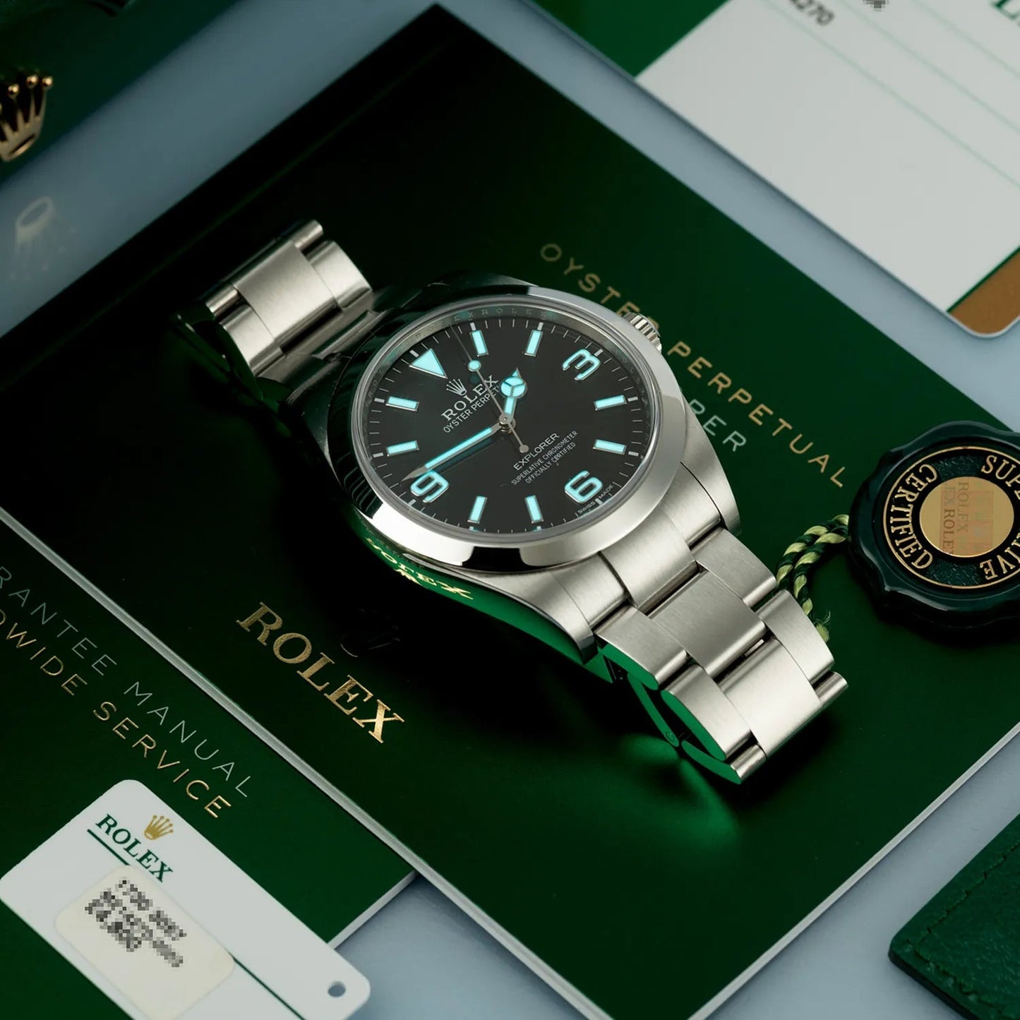 Explorer I MKII Stainless Steel Black Arabic Index 39mm 214270-0003 Unworn