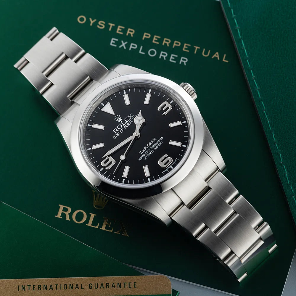 Explorer I MKII Stainless Steel Black Arabic Index 39mm 214270-0003 Unworn